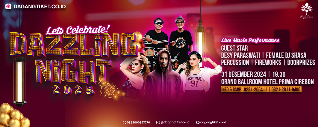Banner Dazzling Night Party 2025