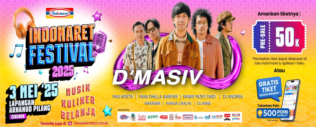 Banner INDOMARET FESTIVAL 2025