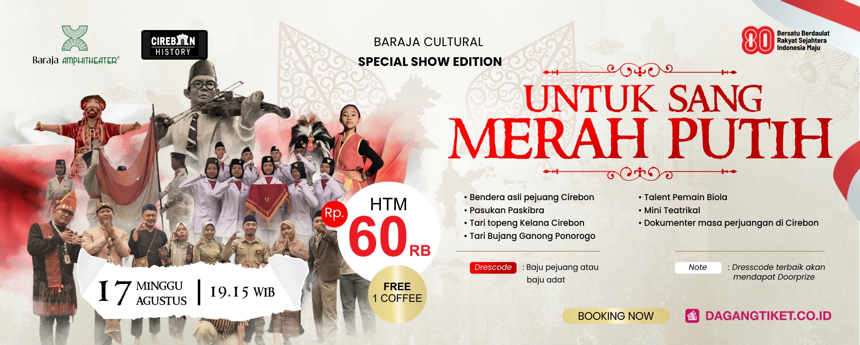 Banner Baraja Cultural : Untuk Sang Merah Putih