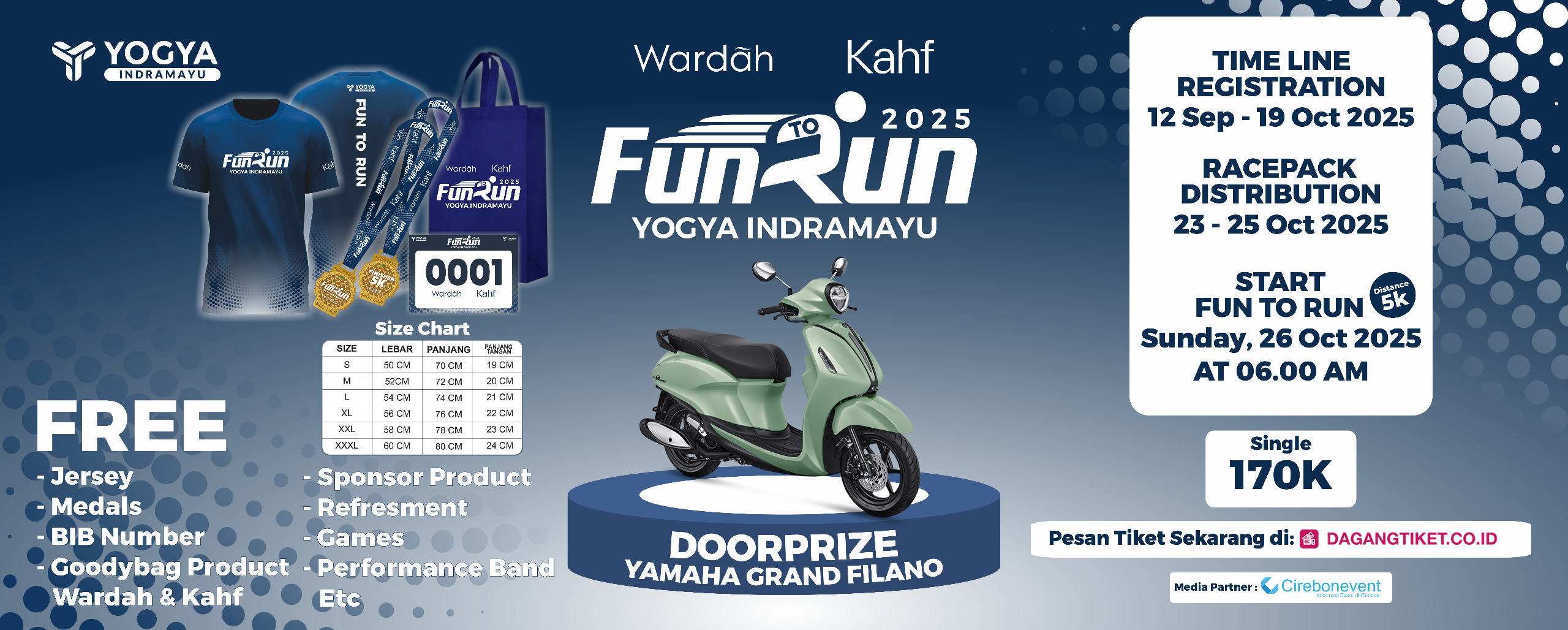 Banner Fun To Run Yogya Indramayu