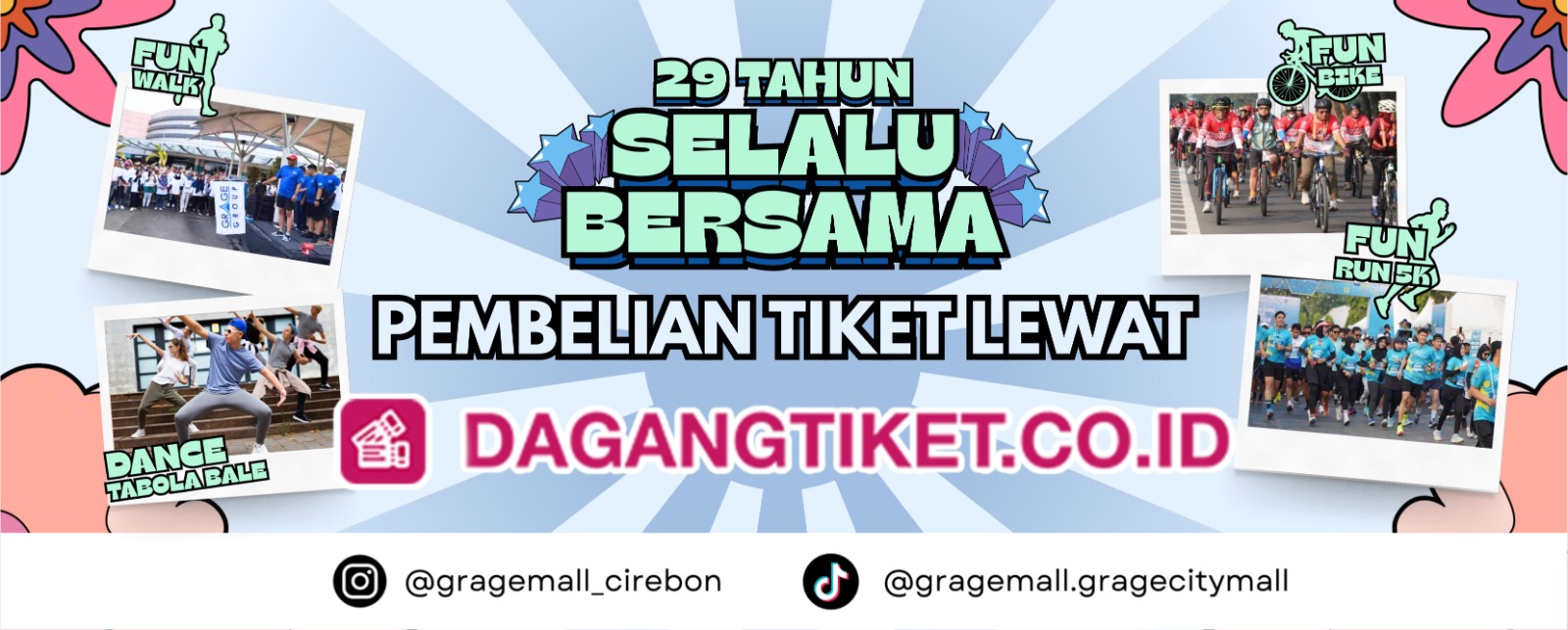 Banner 29 Tahun Grage Mall