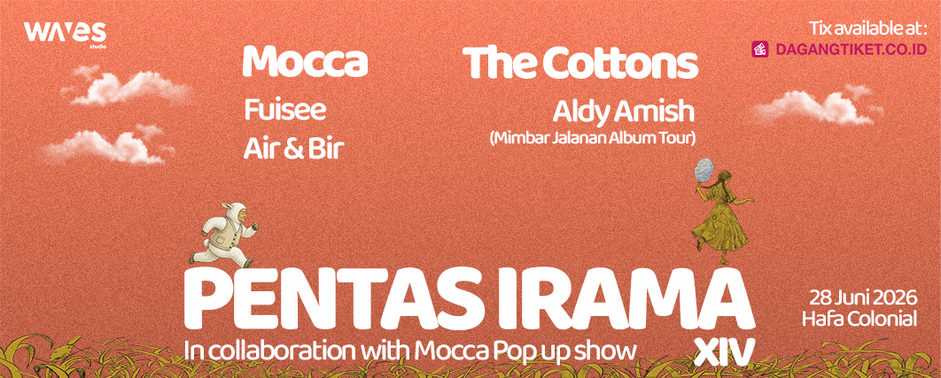 Banner Pentas Irama With Mocca Pop Up